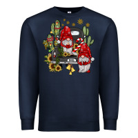 Navy farm truck,noel gnome Premium Sweatshirt - JahusDesignShop
