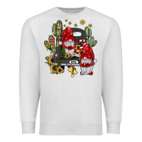 Oatmeal Heather farm truck,noel gnome Premium Sweatshirt - JahusDesignShop