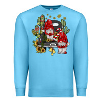 Ocean Blue farm truck,noel gnome Premium Sweatshirt - JahusDesignShop