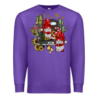 Purple farm truck,noel gnome Premium Sweatshirt - JahusDesignShop