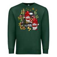 Sports Green farm truck,noel gnome Premium Sweatshirt - JahusDesignShop