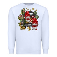 White farm truck,noel gnome Premium Sweatshirt - JahusDesignShop