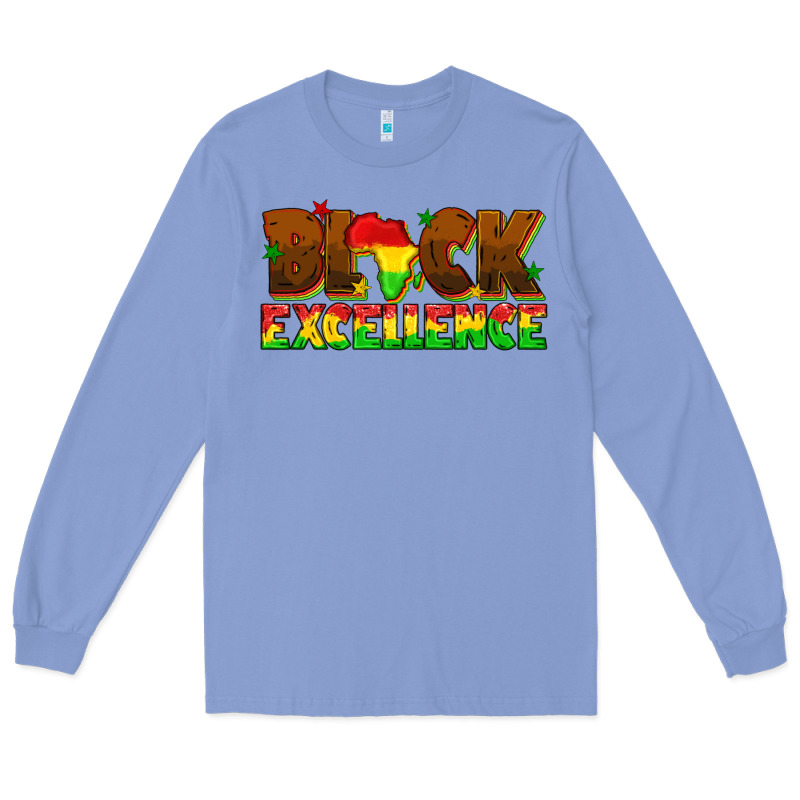 Black Excellence Juneteenth Long Sleeve Tee by texasbilliewilder | Teevron