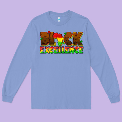 Long Sleeve Tee black excellence juneteenth