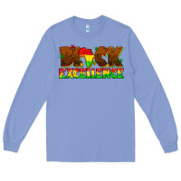 Colony Blue black excellence juneteenth Long Sleeve Tee - texasbilliewilder