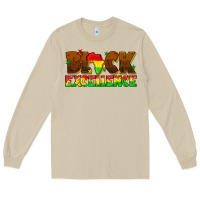 Mushroom black excellence juneteenth Long Sleeve Tee - texasbilliewilder