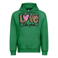 Emerald love like jesus Urban Hoodie - MaliasSmallBusiness