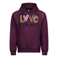 Mauve Wine love like jesus Urban Hoodie - MaliasSmallBusiness