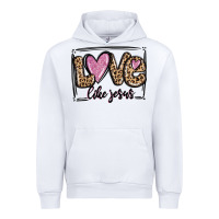 White love like jesus Urban Hoodie - MaliasSmallBusiness