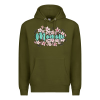 Army Green mamaw Premium Hoodie - MaliasSmallBusiness
