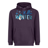 Plum hello winter Heavyweight Hoodie - JahusDesignShop