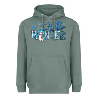 Sage hello winter Heavyweight Hoodie - JahusDesignShop