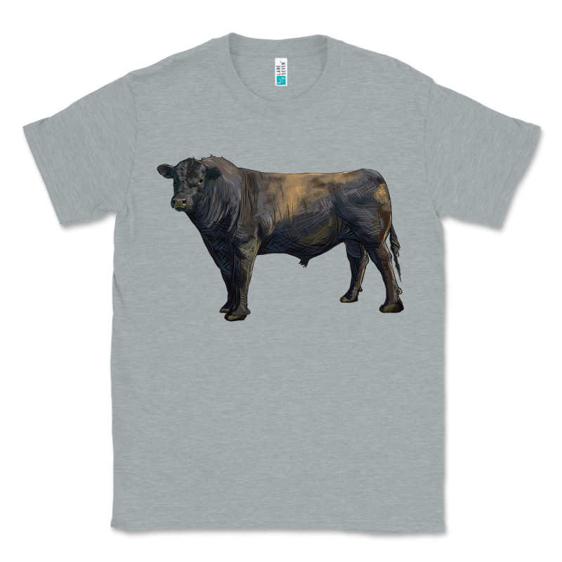 Black Angus Bull Classic Tee by RanaPortraitStore | Teevron