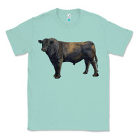 Seafoam black angus bull Classic Tee - RanaPortraitStore