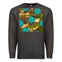 Smoke camouflage leopard gemstone seamless pattern Premium Sweatshirt - BundleAndBundleShop