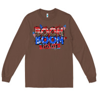 Chestnut boom boom baby Long Sleeve Tee - Zillion Design Studio