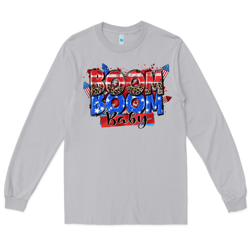 Boom Boom Baby Long Sleeve Tee by Zillion Design Studio | Teevron