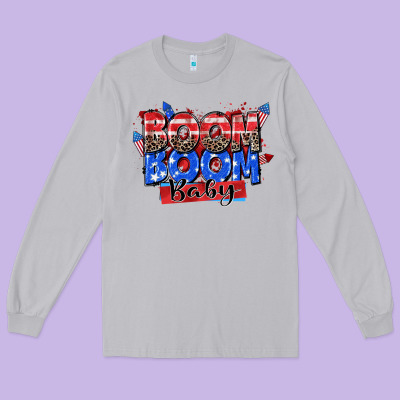 Boom Boom Baby Long Sleeve Tee Designed By Zillion Design Studio