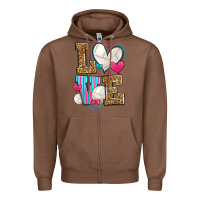 Chestnut love volleyball Zipper Hoodie - Zillion Design Studio