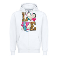 White love volleyball Zipper Hoodie - Zillion Design Studio