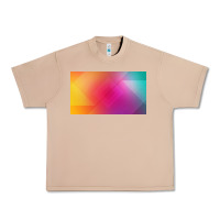 Burro multicolor abstract lines Urban Heavy Tee - chombo