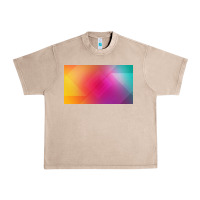French Oak multicolor abstract lines Urban Heavy Tee - chombo