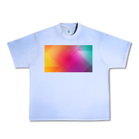 Grape Ice multicolor abstract lines Urban Heavy Tee - chombo