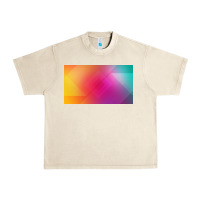 Sandshell multicolor abstract lines Urban Heavy Tee - chombo