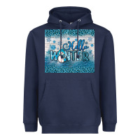 Navy hello winter Heavyweight Hoodie - JahusDesignShop