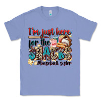 Colony Blue i'm just here for the snacks #baseball sister Classic Tee - Zillion Design Studio