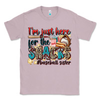 Lilac i'm just here for the snacks #baseball sister Classic Tee - Zillion Design Studio
