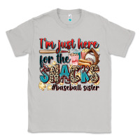 Moon Dust i'm just here for the snacks #baseball sister Classic Tee - Zillion Design Studio