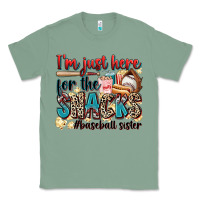 Sage i'm just here for the snacks #baseball sister Classic Tee - Zillion Design Studio