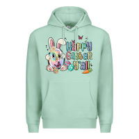 Seafoam happy easter y'all Premium Hoodie - MaliasSmallBusiness