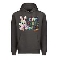 Smoke happy easter y'all Premium Hoodie - MaliasSmallBusiness