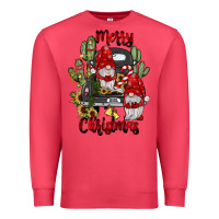 Cardinal farm truck,merry christmas gnome Premium Sweatshirt - JahusDesignShop