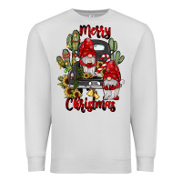 Dove Grey farm truck,merry christmas gnome Premium Sweatshirt - JahusDesignShop
