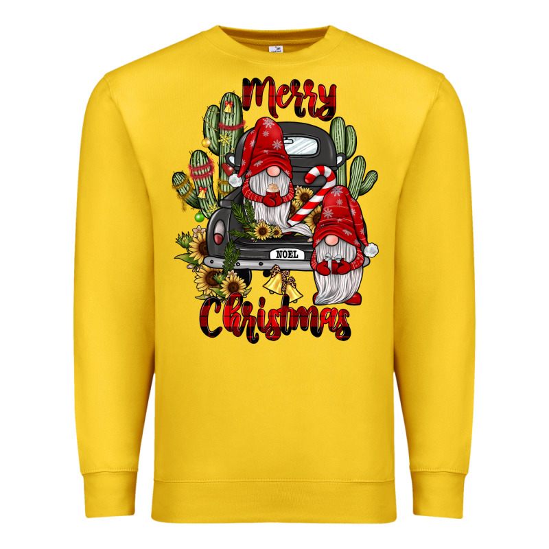 Farm Truck,merry Christmas Gnome Premium Sweatshirt by JahusDesignShop | Teevron