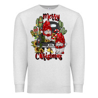 Oatmeal Heather farm truck,merry christmas gnome Premium Sweatshirt - JahusDesignShop