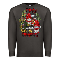 Smoke farm truck,merry christmas gnome Premium Sweatshirt - JahusDesignShop