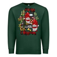 Sports Green farm truck,merry christmas gnome Premium Sweatshirt - JahusDesignShop