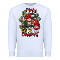 White farm truck,merry christmas gnome Premium Sweatshirt - JahusDesignShop