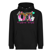 Black ot occupational therapist Heavyweight Hoodie - AdoDesignShop