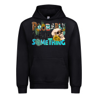 Black probably late for something Urban Hoodie - NancyCooperArtShop
