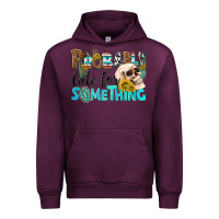 Mauve Wine probably late for something Urban Hoodie - NancyCooperArtShop