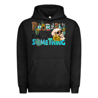 Pigment Black probably late for something Urban Hoodie - NancyCooperArtShop