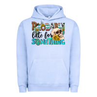 Pigment Grape Ice probably late for something Urban Hoodie - NancyCooperArtShop