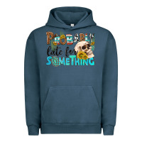 Pigment Midnight Navy probably late for something Urban Hoodie - NancyCooperArtShop