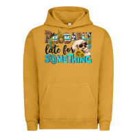 Pigment Peanut Butter probably late for something Urban Hoodie - NancyCooperArtShop