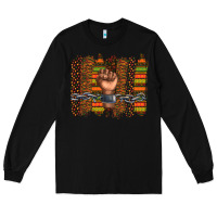 Black black history brushstroke Long Sleeve Tee - texasbilliewilder
